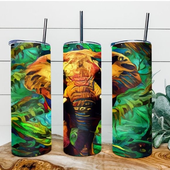 Other - Custom 20oz elephant tumbler!